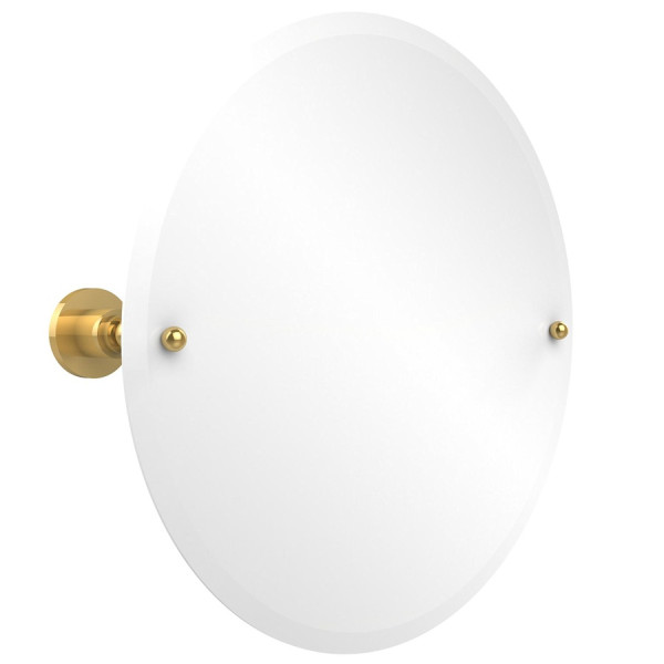 Allied Brass AP-90 22" Astor Place Round Tilt Mirror with Beveled Edge