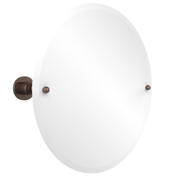 Allied Brass AP-90 22" Astor Place Round Tilt Mirror with Beveled Edge