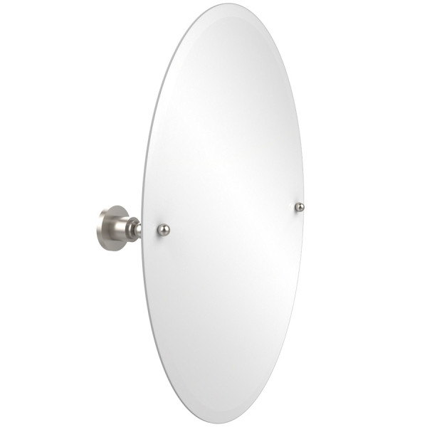 Allied Brass AP-91 Astor Place 21" x 29" Oval Tilt Mirror with Beveled Edge