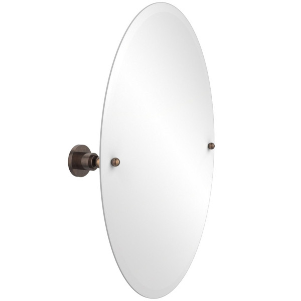 Allied Brass AP-91 Astor Place 21" x 29" Oval Tilt Mirror with Beveled Edge