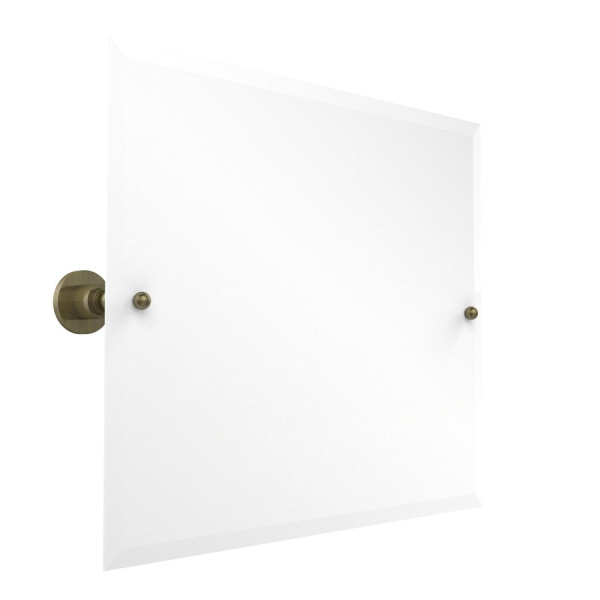Allied Brass AP-93 Landscape Rectangular Tilt Mirror with Beveled Edge