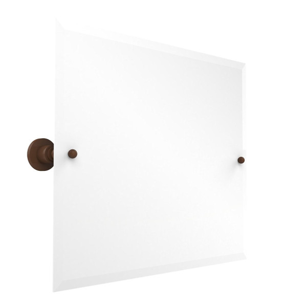 Allied Brass AP-93 Landscape Rectangular Tilt Mirror with Beveled Edge