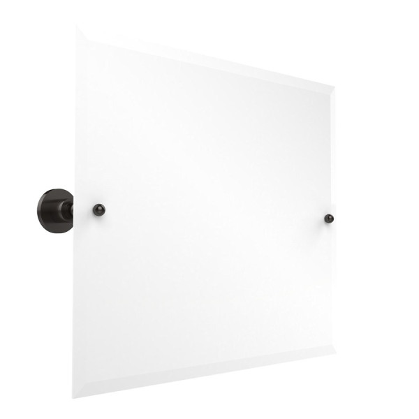 Allied Brass AP-93 Landscape Rectangular Tilt Mirror with Beveled Edge