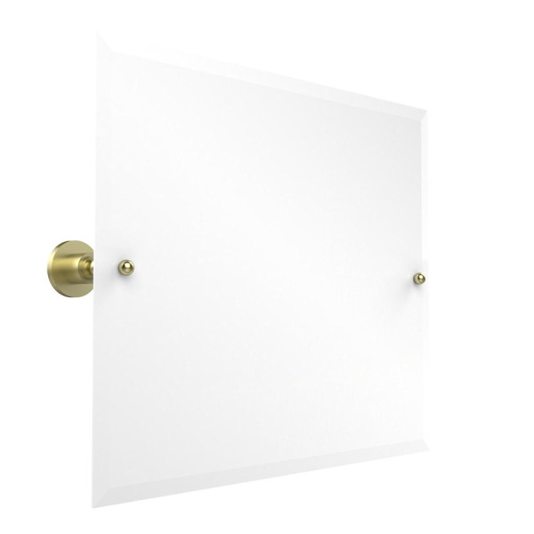 Allied Brass AP-93 Landscape Rectangular Tilt Mirror with Beveled Edge