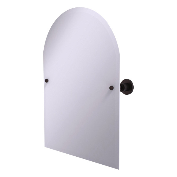 Allied Brass AP-94-ABZ Arched Top Beveled Edge Tilt Mirror in Antique Bronze