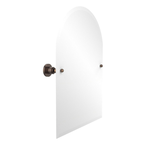 Allied Brass AP-94 21" x 29" Arched Top Tilt Mirror with Beveled Edge