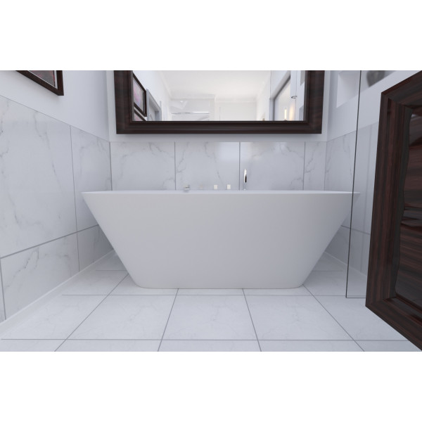 Aquatica Arab-Wall Arabella-Wall™ Freestanding Stone Bathtub