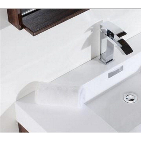 KubeBath ASM34 Bliss 34" Framed Mirror With Shelve
