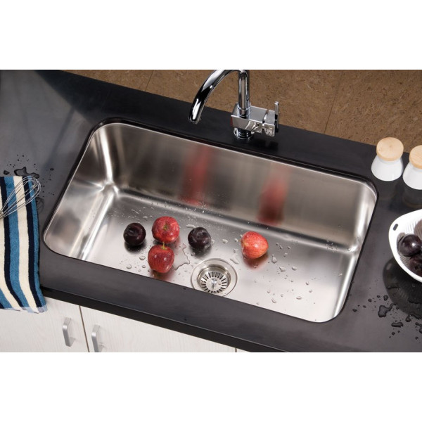 Dawn ASU106 Undermount Rounded Single Bowl Kitchen Sink