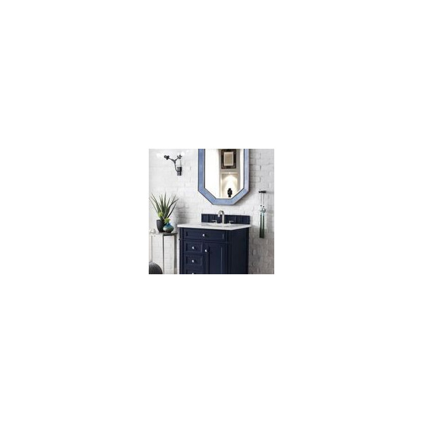 James Martin 650-V30-VBL-3 Brittany 30" Victory Blue Vanity w/ 3CM Countertop