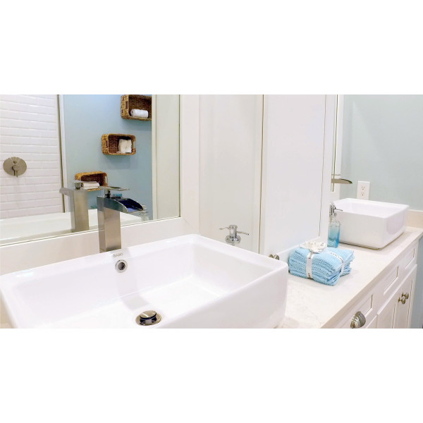 ALFI brand AB1597 Single Hole Tall Waterfall Bathroom Faucet