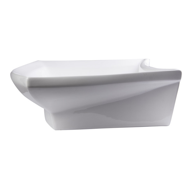 EAGO BA142 28" White Rectangular Porcelain Bathroom Sink with Overflow