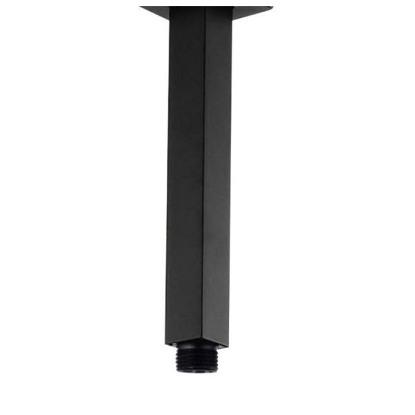 KubeBath ACBS6-P Aqua Piazza 6 Inch Long Shower Head Ceiling Bar