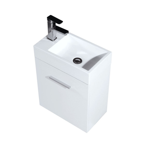 KubeBath BSL18 Bliss 18" Wall Mount Modern Bathroom Vanity
