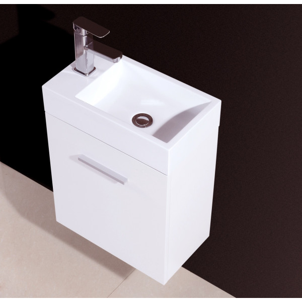 KubeBath BSL18 Bliss 18" Wall Mount Modern Bathroom Vanity