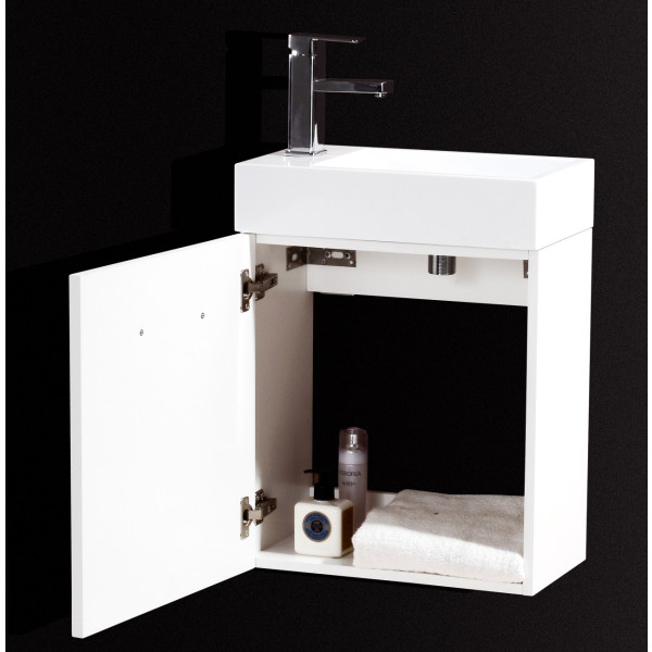 KubeBath BSL18 Bliss 18" Wall Mount Modern Bathroom Vanity