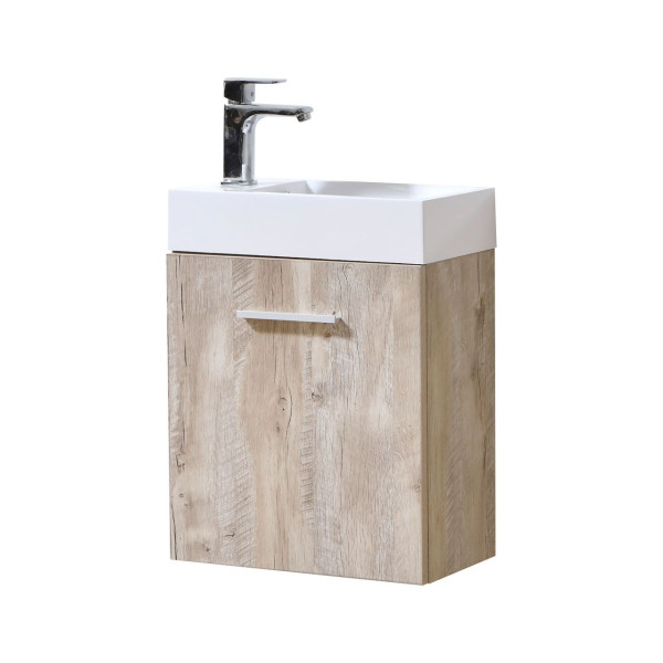 KubeBath BSL18 Bliss 18" Wall Mount Modern Bathroom Vanity