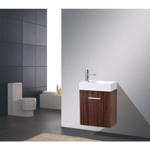 KubeBath BSL18 Bliss 18" Wall Mount Modern Bathroom Vanity
