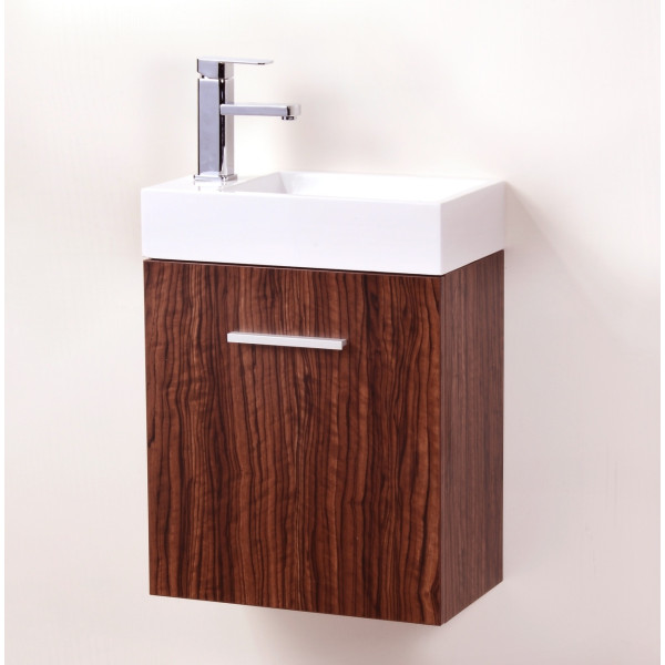 KubeBath BSL18 Bliss 18" Wall Mount Modern Bathroom Vanity