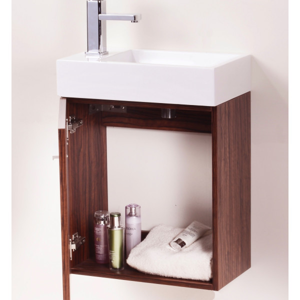 KubeBath BSL18 Bliss 18" Wall Mount Modern Bathroom Vanity