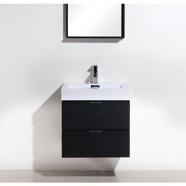 KubeBath BSL24 Bliss 24" Wall Mount Modern Bathroom Vanity