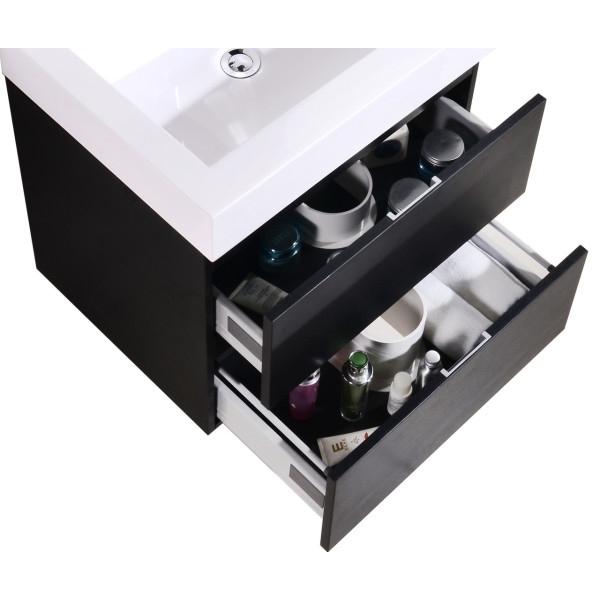 KubeBath BSL24 Bliss 24" Wall Mount Modern Bathroom Vanity