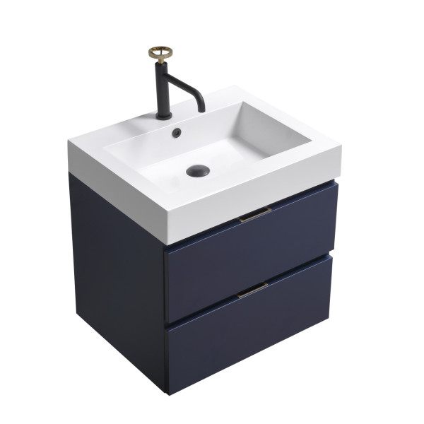 KubeBath BSL24 Bliss 24" Wall Mount Modern Bathroom Vanity