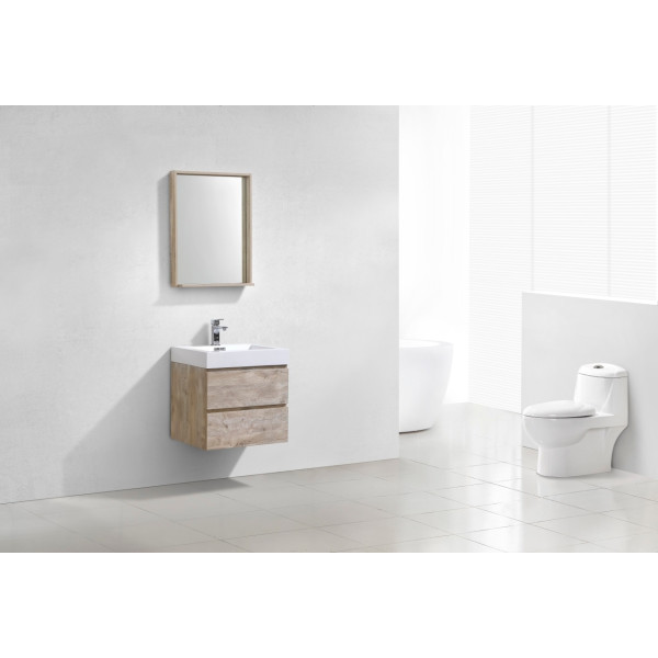 KubeBath BSL24 Bliss 24" Wall Mount Modern Bathroom Vanity