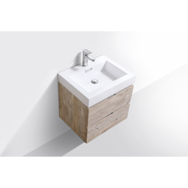 KubeBath BSL24 Bliss 24" Wall Mount Modern Bathroom Vanity