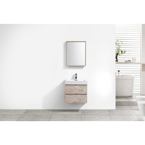 KubeBath BSL24 Bliss 24" Wall Mount Modern Bathroom Vanity