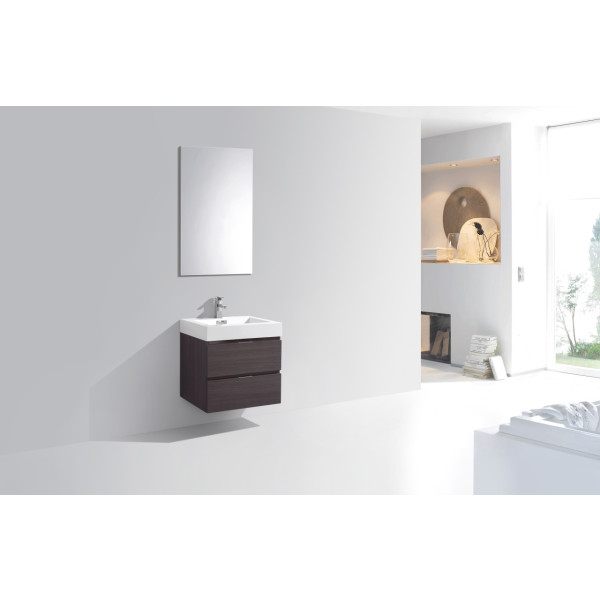 KubeBath BSL24 Bliss 24" Wall Mount Modern Bathroom Vanity