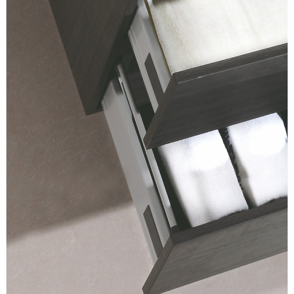 KubeBath BSL36 Bliss Wood 36 Inch Wall Mounted Modern Bathroom Vanity