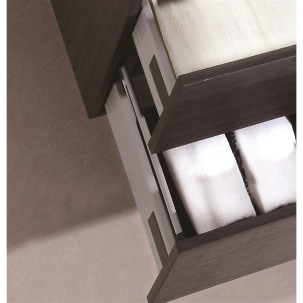 KubeBath BSL80D Bliss 80" Double Sink Wall Mount Modern Bathroom Vanity
