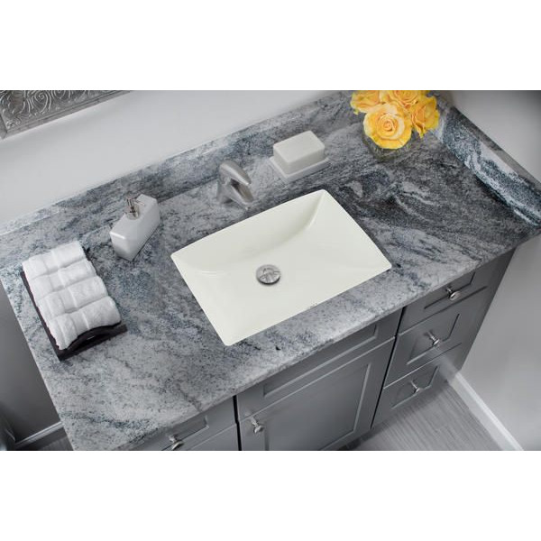 Cahaba CA425T1813 Biscuit Or White Glazed Porcelain Bathroom Sink