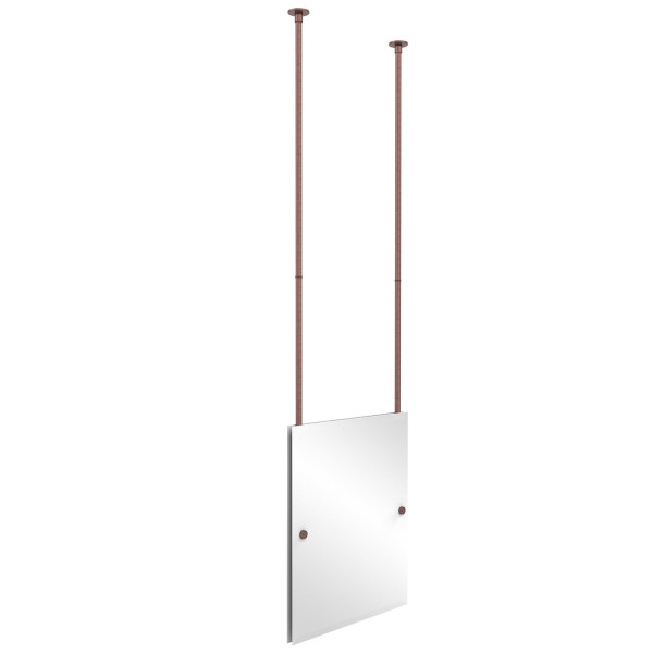 Allied Brass CH-92 Rectangle Ceiling-hung Mirror Solid Brass Hardware