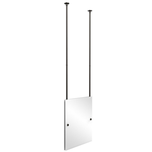 Allied Brass CH-92 Rectangle Ceiling-hung Mirror Solid Brass Hardware