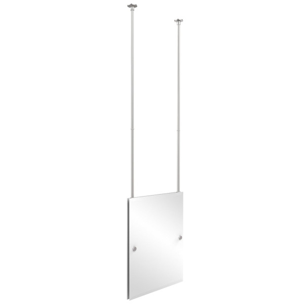 Allied Brass CH-92 Rectangle Ceiling-hung Mirror Solid Brass Hardware