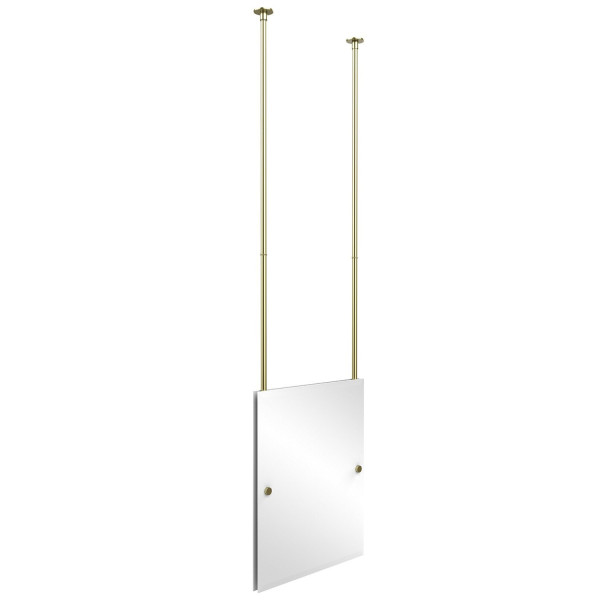 Allied Brass CH-92 Rectangle Ceiling-hung Mirror Solid Brass Hardware