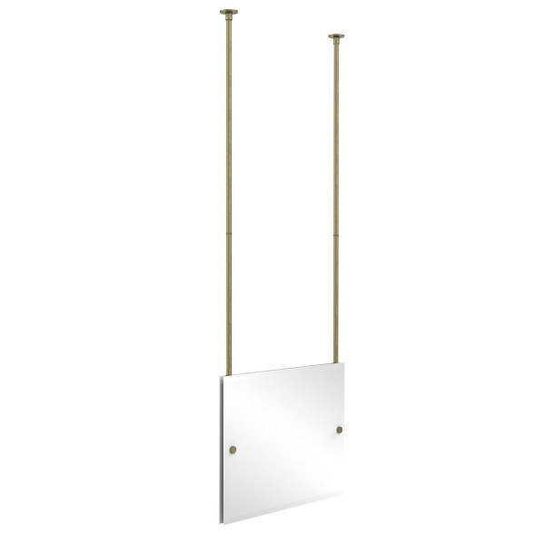 Allied Brass CH-93 Rectangle Landscape Double Sided Ceiling-hung Mirror