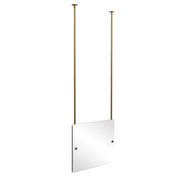 Allied Brass CH-93 Rectangle Landscape Double Sided Ceiling-hung Mirror