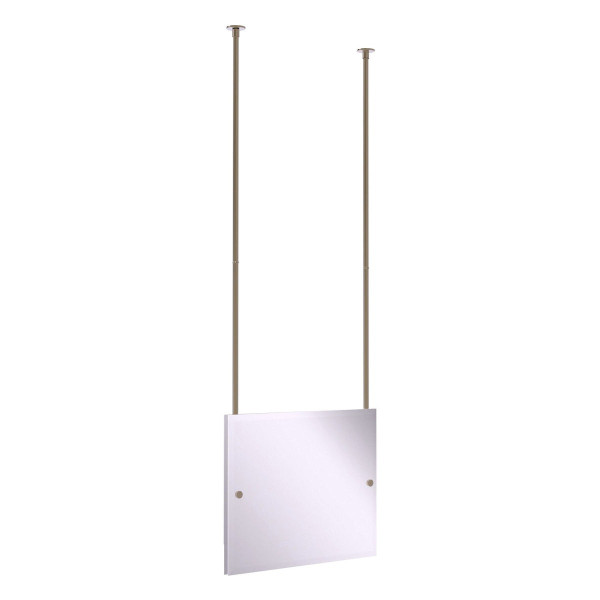 Allied Brass CH-93-PEW Rectangle Ceiling-hung Mirror in Antique Pewter