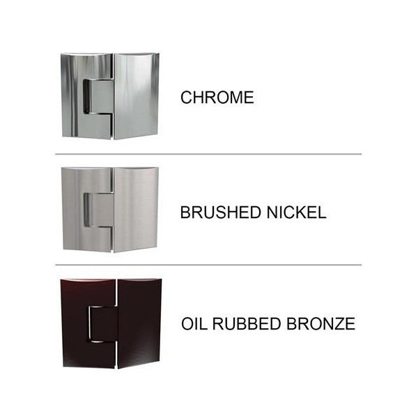 DreamLine SHDR-20537210S Unidoor Frameless 53-54" Shower Door W/ Shelves
