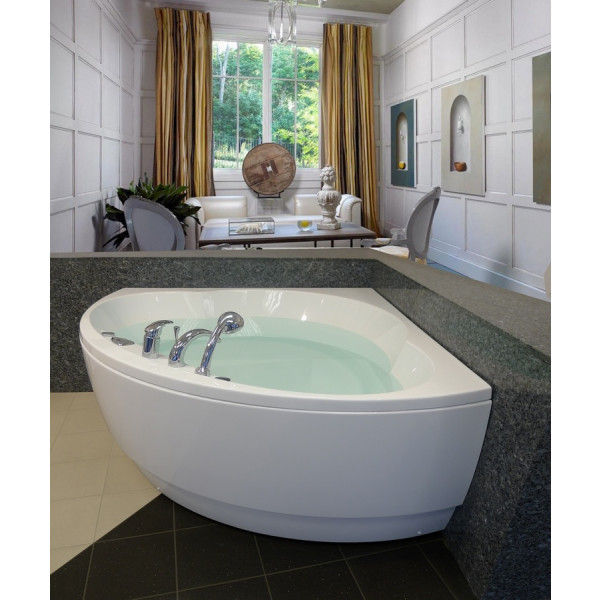 Aquatica Cleo-Wht Corner Acrylic Bathtub Cleopatra-Wht Corner Acrylic Bathtub
