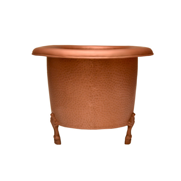 Barclay Picasso COTDRN31-AC-AC 32 Inch Copper Double Roll Top Bathtub 