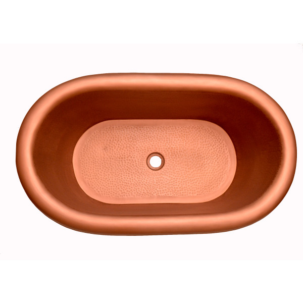 Barclay Picasso COTDRN31-AC-AC 32 Inch Copper Double Roll Top Bathtub 