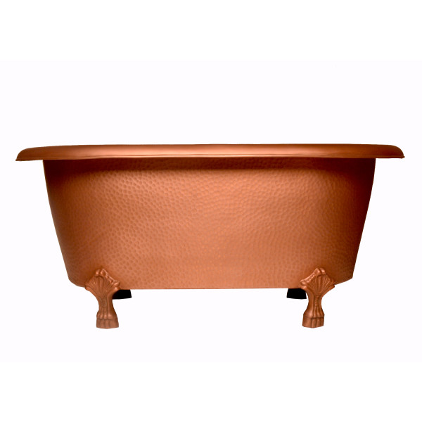 Barclay Picasso COTDRN31-AC-AC 32 Inch Copper Double Roll Top Bathtub 