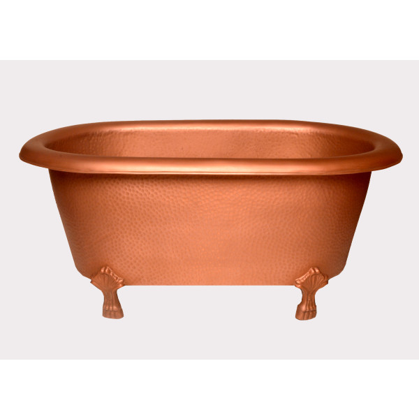 Barclay Picasso COTDRN31-AC-AC 32 Inch Copper Double Roll Top Bathtub 