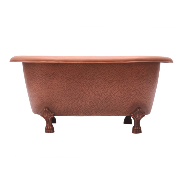 Barclay Picasso COTDRN31-AC-AC 32 Inch Copper Double Roll Top Bathtub 