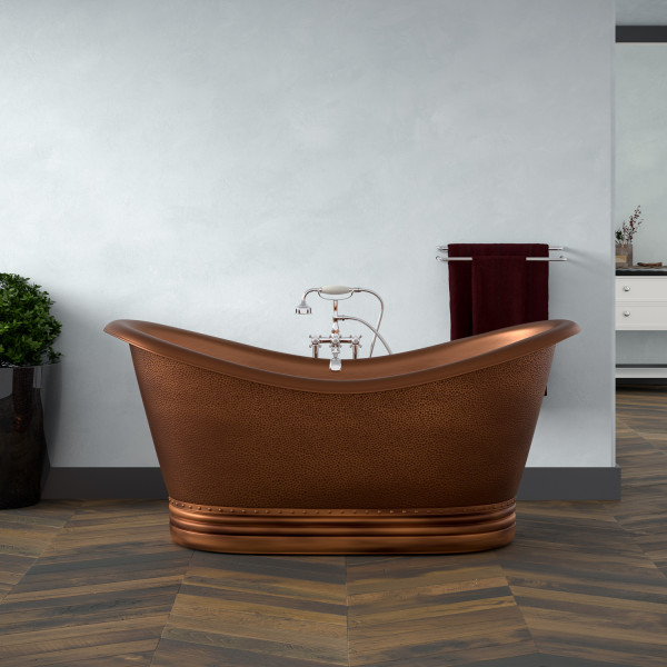 Barclay Allegro  COTDSN66P-AC 66 Inch Copper Double Slipper Bathtub