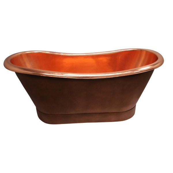 Barclay Chopin COTDSN70B-SAP 70 Inch Copper Double Slipper Bathtub